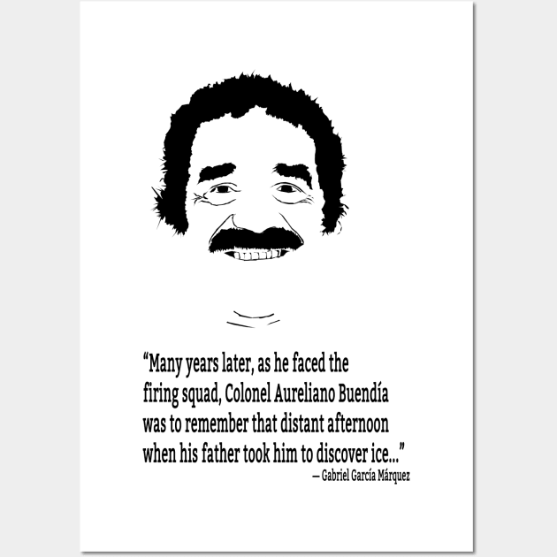 Gabriel García Márquez Wall Art by PoetandChef